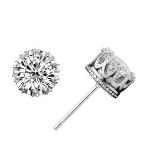 BOGO Cubic Zirconia Studded Earrings